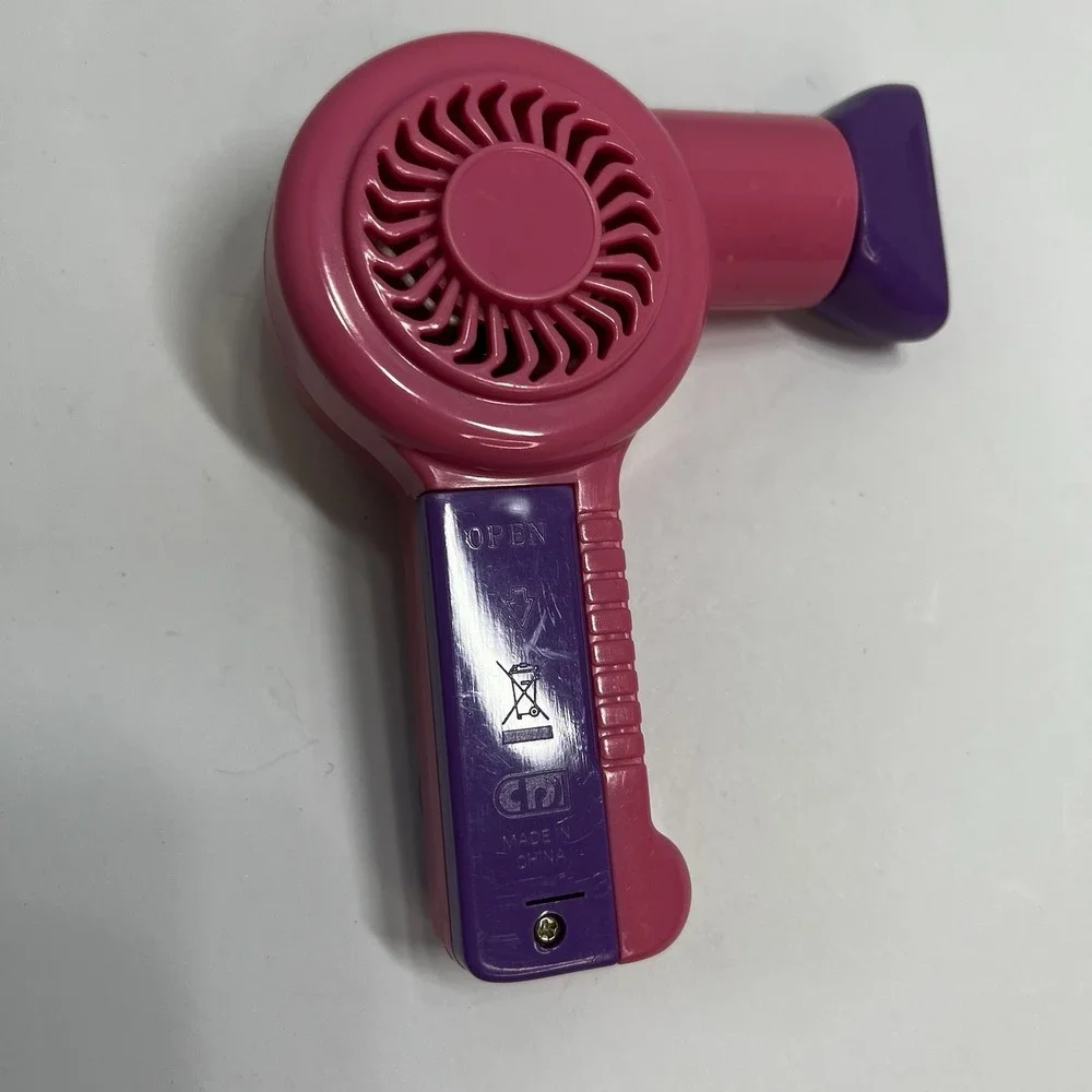 Build-A-Bear TEDDY SIZE Working‎ Hair Dryer , Brush, Glasses, Case Accessories
